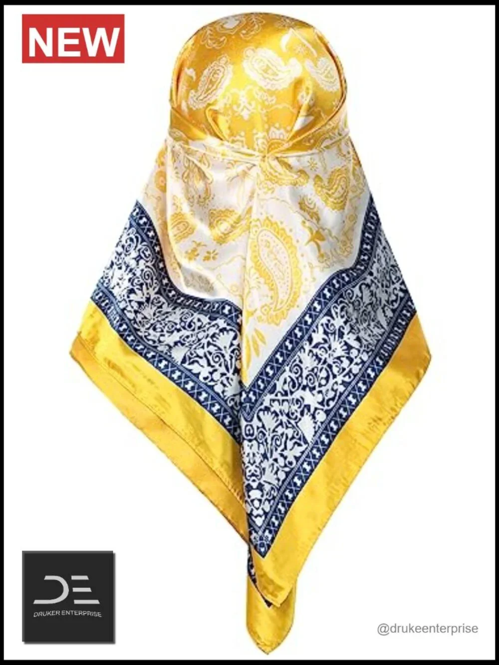 Large Satin Scarf 35